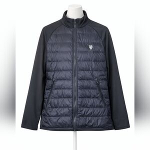 G-Fore Men’s Black Full-Zip Puffer Front‎ Long Sleeve Lightweight Jacket.…